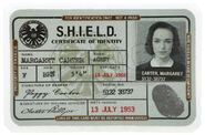 "Peggy Carter" ID