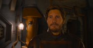 Star-lord saying goodbye