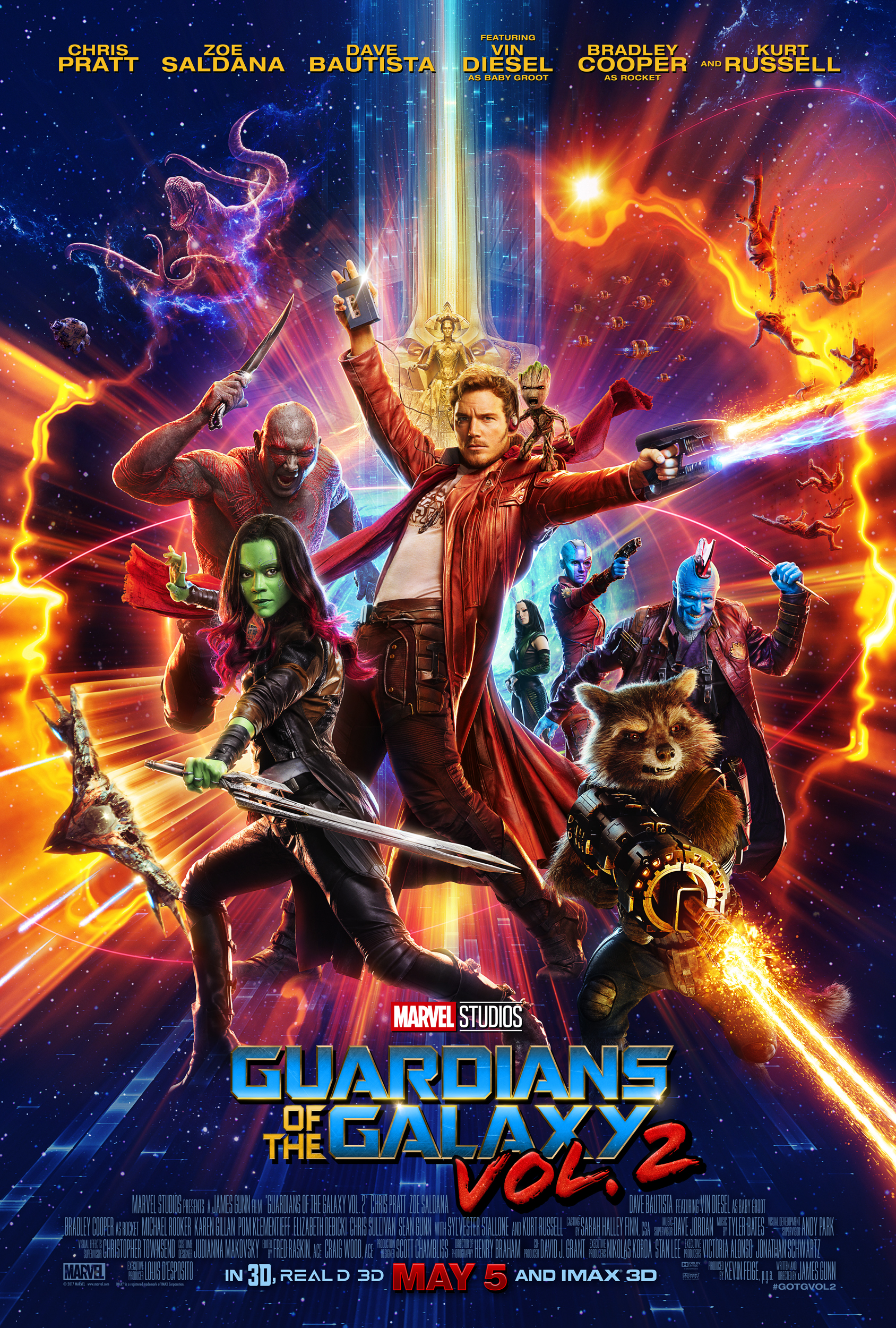 Guardianes de la Galaxia 3 - fecha de estreno, tráiler, reparto. Película  de Marvel dirigida por James Gunn y protagonizada por Chris Pratt