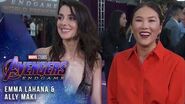 Emma Lahana and Ally Maki bring the Mayhem LIVE at the Avengers Endgame Premiere