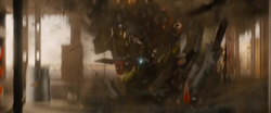 Hulkbuster venciendo a Hulk