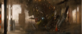 Hulkbuster venciendo a Hulk