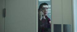 Sonya Falsworth on the phone