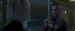 Captain Marvel meets the Avengers