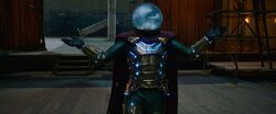 Mysterio Projects His Costume