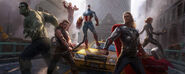 Avengers assemble concept art