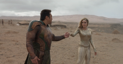 Gilgamesh and  arrive on  in 