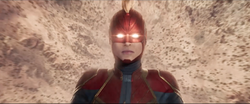 Danvers achieves the ability to fly