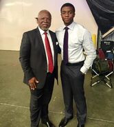 JohnKani and ChadwickBoseman