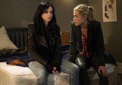 Jessica Jones and Trish Walker