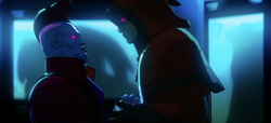 Kaecilius hypnotizes Yondu