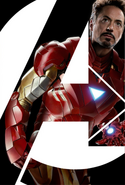 Iron Man Promotional Poster for The Avengers