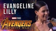 Evangeline Lilly Live at the Avengers Infinity War Premiere