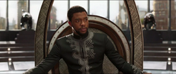 T'Challa habla con el Consejo Tribal