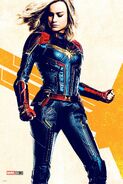 Captain Marvel Fullbody Poster