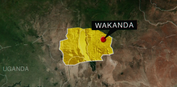 Map of Wakanda