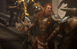 Volstagg en el Saqueo de Asgard