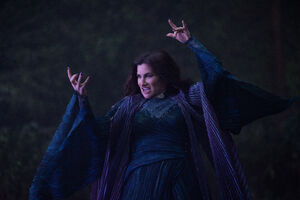 Agatha Casting a Spell