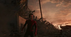 Spider-Man on Liberty Island