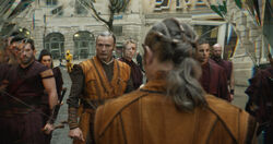 The  are confronted by the 