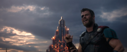 Thor Ragnarok (Thor acknowledging Surtur)