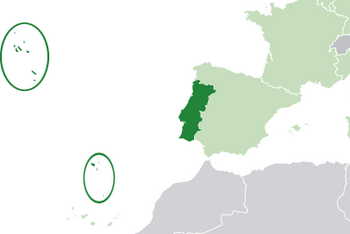 Map of Portugal