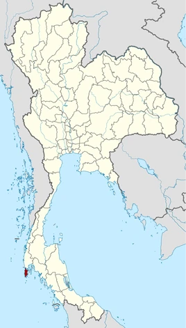 Map of Phuket