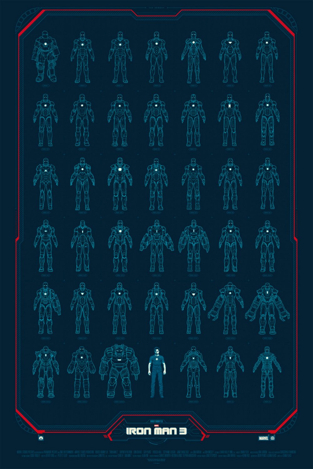 all of iron man's suits