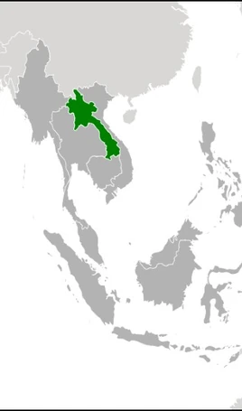 Map of Laos