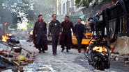 Strange, Stark, Wong & Banner (Infinity War BTS)