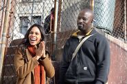 Mike Colter Rosario Dawson7