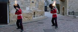 Royal Guards shooting at Drones