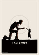 Groot illustrated poster