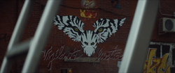 Vigilante Justice White Tiger Graffiti