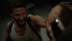 Superior trying to slice 's throat