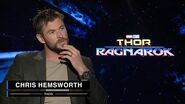 Chris Hemsworth on Marvel Studios' Thor Ragnarok