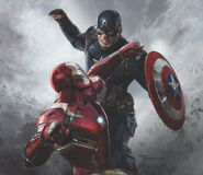 Captain America Civil War - Concept Art - Captain America Vs. Iron Man