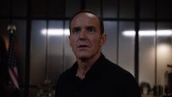 Coulson watches Hive's escape