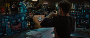 Tony checks his reactor (Iron Man 2)