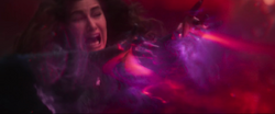 Agatha defeated by Scarlet Witch