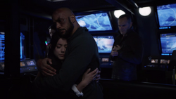 Daisy & Mack hug