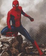 Avengers Infinity War Spider-Man concept art 10