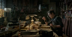 Xu studies ahead of his upcoming battle