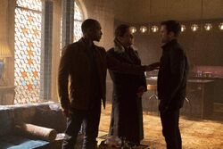 Sam, Zemo and Bucky