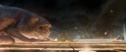 Drax leaping towards 