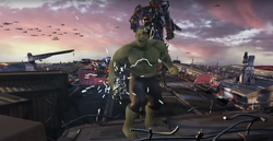 Hulk During Battle Against Ultron