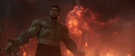 Hulk al perder contra Surtur