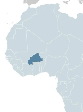Map of Burkina Faso