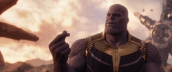 Thanos le cuenta su plan a Strange