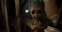 Groot con miedo